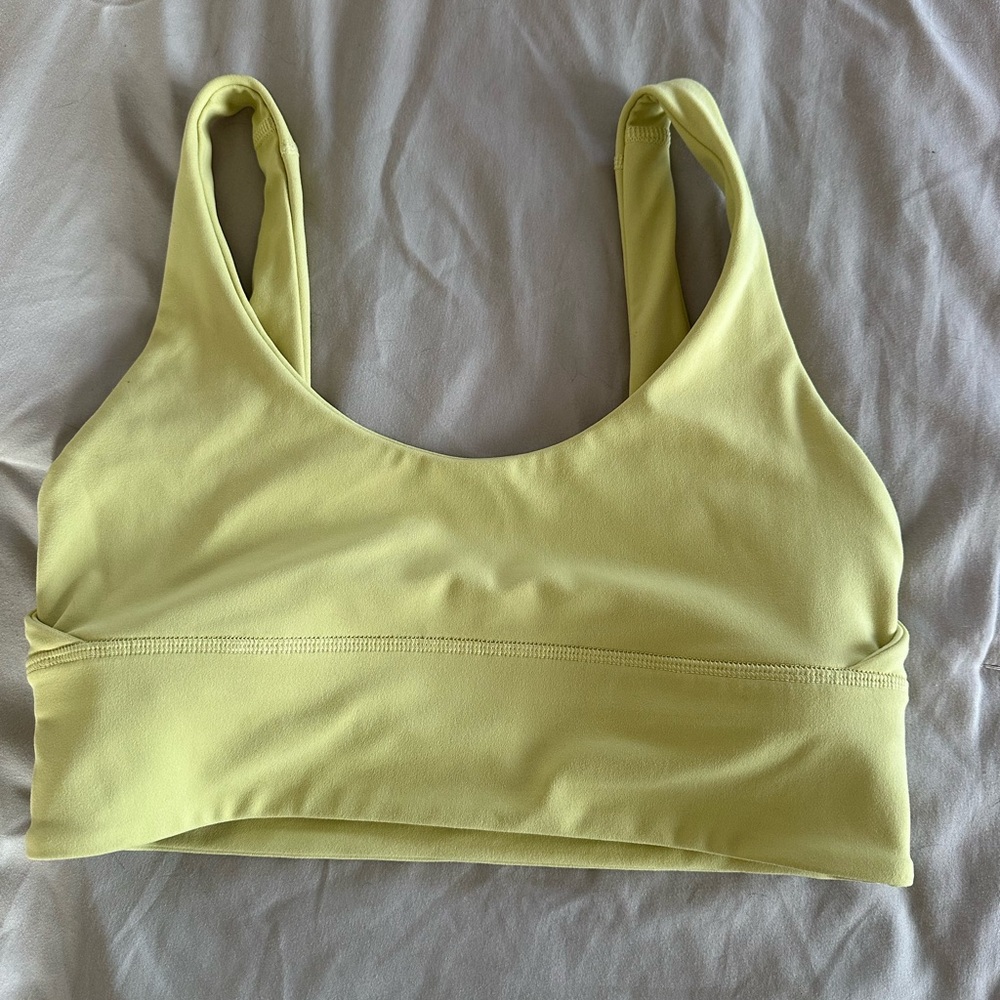 Lululemon Align Sports Bra|Finch Yellow| Size 6
